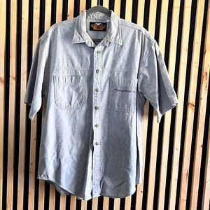 Harley Davidson Bundle Men’s button down shirts, Large